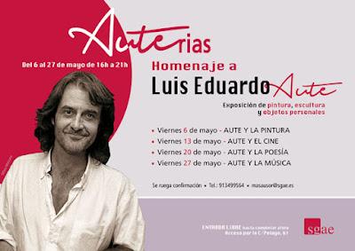 LUIS EDUARDO AUTE: HOMENAJES EN LA SGAE