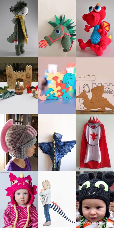 50 ideas de regalos hechos a mano para niños con criaturas míticas y folclóricos mágicos.  Grandes regalos para niños imaginativos.