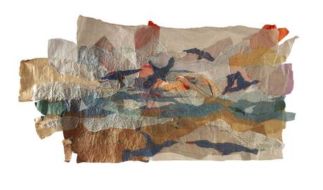 Volaverunt: los collages marinos de Paola Denegri