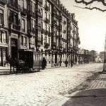 1900:El tranvía de mulas por el Paseo de Pereda