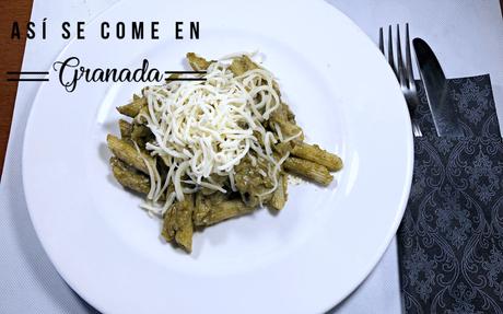 Macarrones con crema de espinacas y sobrasada Macarrones con crema de espinacas y sobrasada