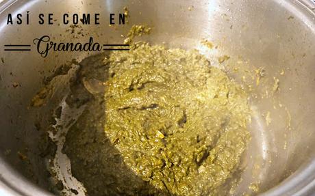 Macarrones con crema de espinacas y sobrasada Macarrones con crema de espinacas y sobrasada