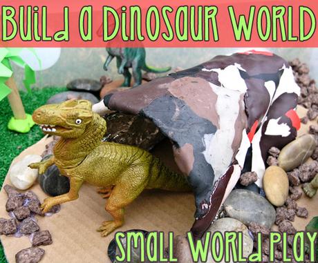 Juego de dinosaurios del mundo pequeño