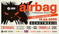Concierto de Airbag y Temerario Mario en Ochoymedio Club