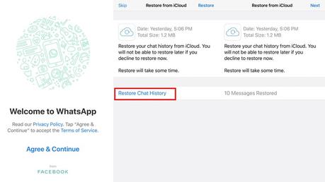 Copia de seguridad y restauración de WhatsApp en iPhone y Android (Mensajes y medios) Restore Chat History
