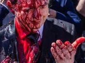 Embajador ruso atacado pintura roja Polonia durante conmemoración Victoria