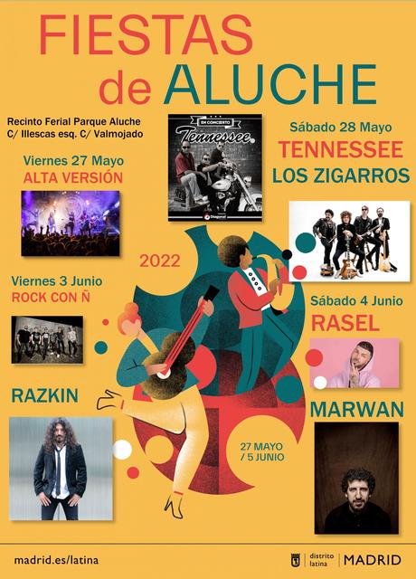 Fiestas de Aluche 2022: conciertos