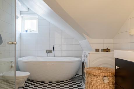 delikatissen penthouse interiors hobby room habitación hobby estudio en casa estudio de pintura estilo nórdico duplex sueco decoracion duplex apartamento con atelier  