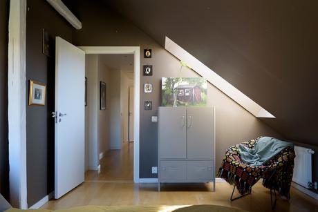 delikatissen penthouse interiors hobby room habitación hobby estudio en casa estudio de pintura estilo nórdico duplex sueco decoracion duplex apartamento con atelier  