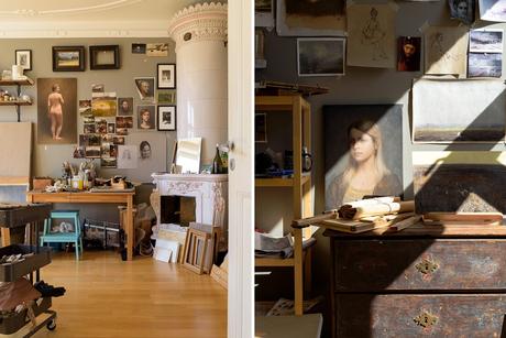 delikatissen penthouse interiors hobby room habitación hobby estudio en casa estudio de pintura estilo nórdico duplex sueco decoracion duplex apartamento con atelier  