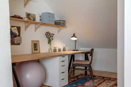 delikatissen penthouse interiors hobby room habitación hobby estudio en casa estudio de pintura estilo nórdico duplex sueco decoracion duplex apartamento con atelier  