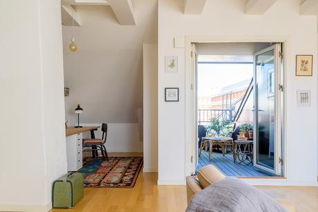 delikatissen penthouse interiors hobby room habitación hobby estudio en casa estudio de pintura estilo nórdico duplex sueco decoracion duplex apartamento con atelier  