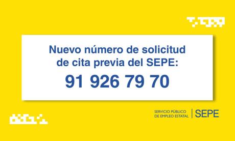 Nuevo número de solicitud de Cita previa del SEPE