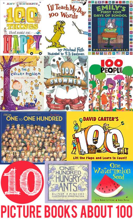 Libros ilustrados Alrededor de 100 145 10 libros que exploran conceptos relacionados con contar hasta 100. Ideal para celebraciones de 100 días de escuela.