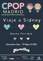 Concierto de Viaje a Sidney y Gente Terrible en Maravillas Club