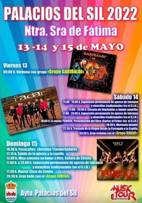 Palacios del Sil celebra este fin de semana sus fiestas en honor a Nº Srª de Fátima. 13, 14 y 15 de mayo 3