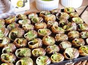 Caracoles caragols llauna horno