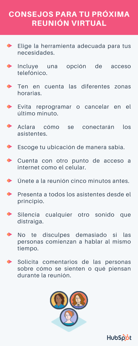Reuniones virtuales efectivas: 12 consejos prácticos