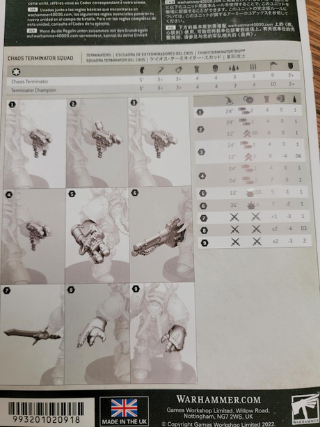 Cambios en los perfiles de los Exterminadores del Caos