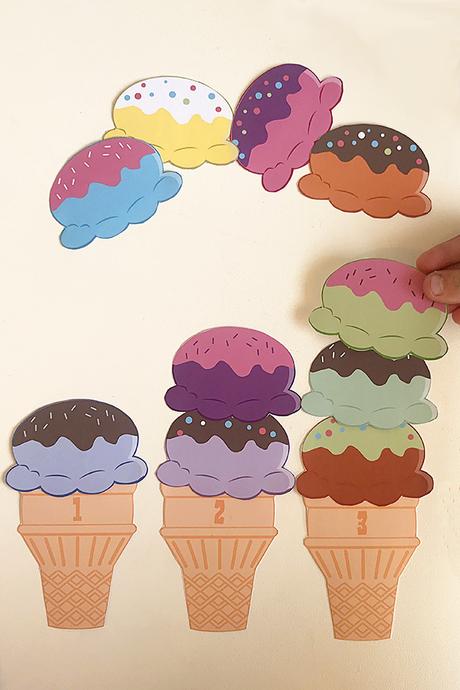 Juego de contar para preescolar.