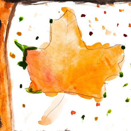 Actividades de otoño para niños en edad preescolar: dibujos de hojas