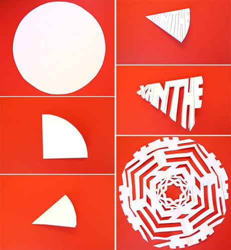 Nombre Copos de nieve. Gran proyecto de secundaria 323 Tutorial de Name Art Snowflakes