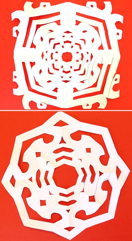 Nombre Copos de nieve. Gran proyecto de secundaria 327 Retos de STEAM para niños: Tutorial de Name Art Snowflakes