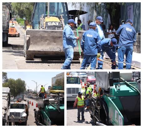 Inician trabajos de pavimentación en Avenida Carranza