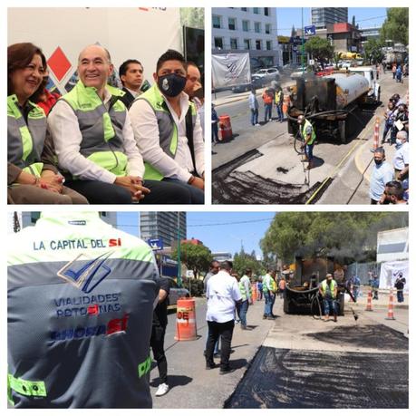 Inician trabajos de pavimentación en Avenida Carranza