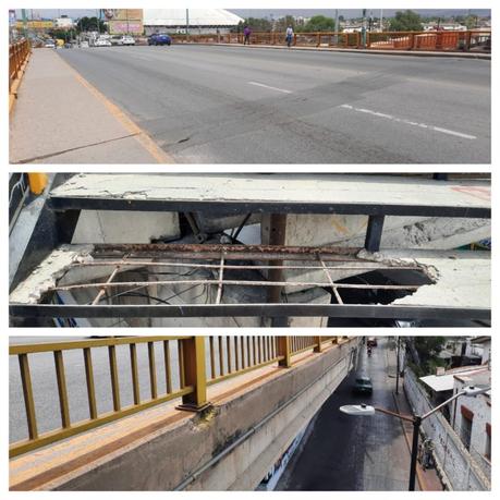 (Vídeo/Galería) Anuncian inversión de 90 MDP para renovar el puente de Av. Universidad