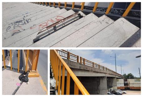 (Vídeo/Galería) Anuncian inversión de 90 MDP para renovar el puente de Av. Universidad