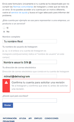 Solución para el ERROR Confirma tu cuenta para Solicitar una Revisión de cuenta deshabilitada Instagram 2022 Solución para el ERROR Confirma tu cuenta para Solicitar una Revisión de cuenta deshabilitada Instagram 2022