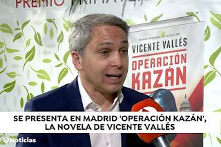 Vicente Vallés y su primera novela: 