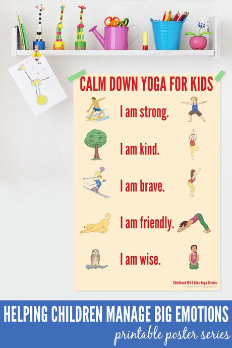 Rutina Calm Down Yoga para niños: ayuda a los niños a manejar grandes emociones