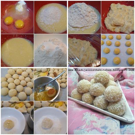 BISCUITS À LA NOIX DE COCO / COCONUT COOKIES / GALLETAS DE COCO RALLADO /حلوة الكوك