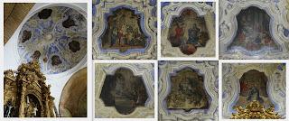 Imagen del mes: pinturas barrocas de la cúpula de la Ermita de la Paz, en Cáceres