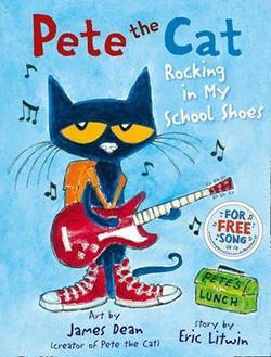 ¡21 libros y regalos de Pete the Cat para fans de Pete! 183 Pete el gato meciéndose en mis zapatos escolares