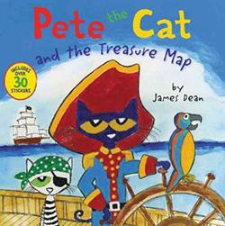 ¡21 libros y regalos de Pete the Cat para fans de Pete! 197 Pete el gato y el mapa del tesoro