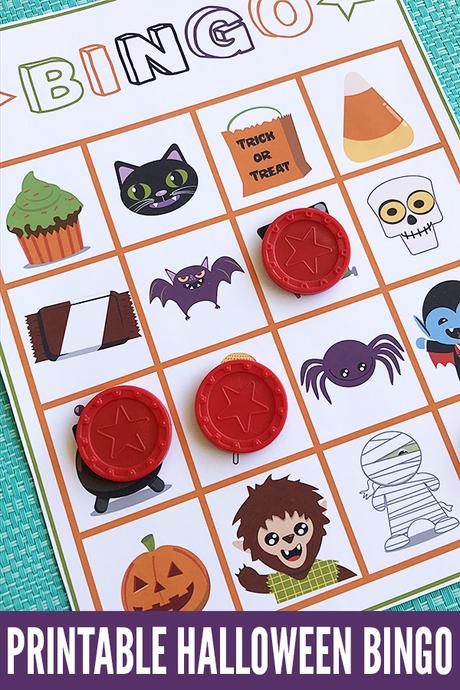 Descansos mentales de movimiento de Halloween para preescolar y jardín de infantes 267 Juego de bingo para imprimir de Halloween