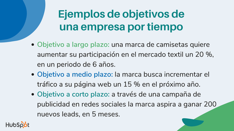 ¿Qué son los objetivos de una empresa? Definición, tipos y ejemplos.