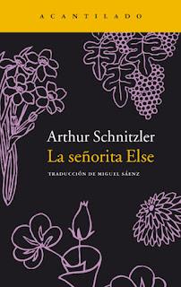 'La señorita Else' (editorial Acantilado) de Arthur Schnitzler