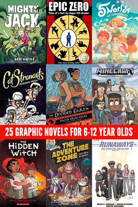 25 novelas gráficas para niños de 6 a 12 años