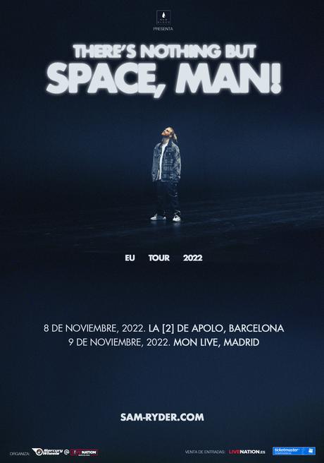 Conciertos de Sam Ryder en Madrid y Barcelona