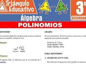 Polinomios para Tercero Secundaria