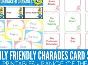 ideas charadas para niños familias: tarjetas juego imprimibles