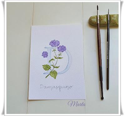 ALFABETO BOTÁNICO EN ACUARELA ALFABETO BOTÁNICO EN ACUARELA