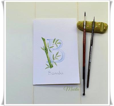 ALFABETO BOTÁNICO EN ACUARELA ALFABETO BOTÁNICO EN ACUARELA