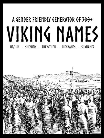 A gender friendly generator of 300+ Viking names, de Karl Otto Kristoffersen