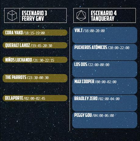 Horarios Mallorca Live 2022