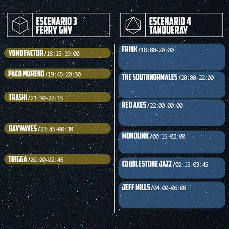 Horarios Mallorca Live 2022